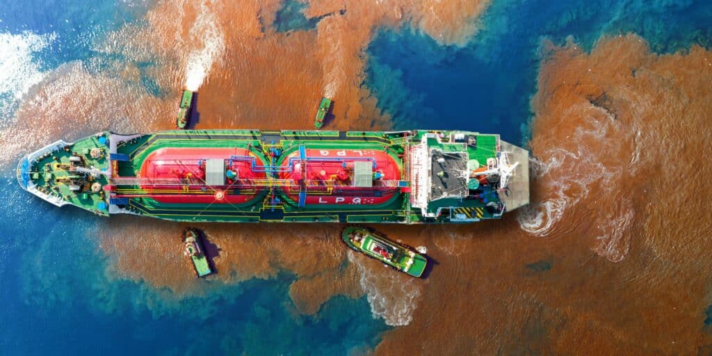 oil spill is a cause of ghg emissions